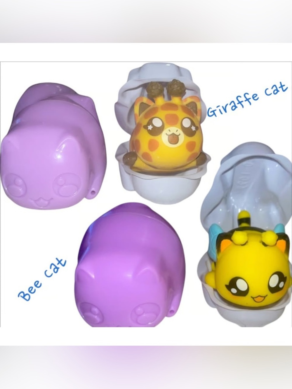 Aphmau Meemeows Squishy Figure Safari Giraffe Cat & Bee Cat